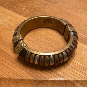 Barkhot made India Vtg hinged multi metal bangle